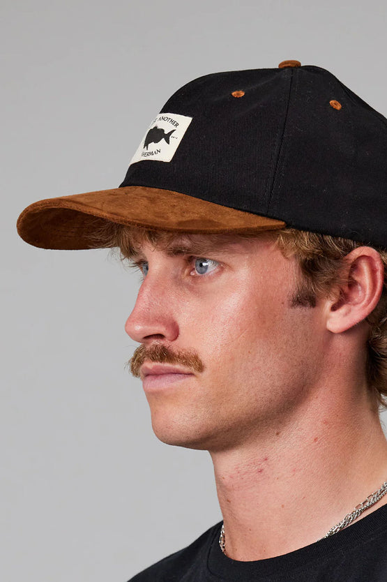Just Another Fisherman Old Sea Dog Cap - Black/Brown