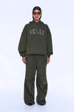 Ena Pelly Cassie Oversized Hoodie - Olive