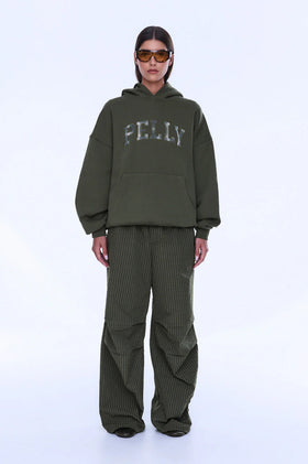 Ena Pelly Cassie Oversized Hoodie - Olive