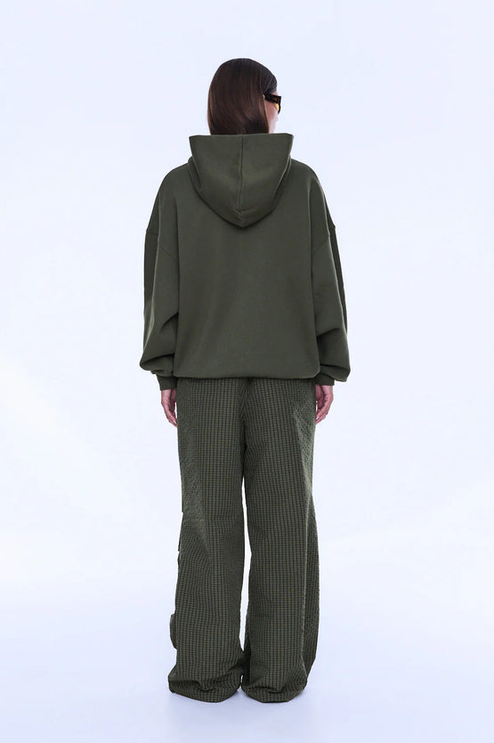 Ena Pelly Cassie Oversized Hoodie - Olive