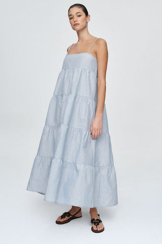 Marle Ophelia Dress - Bleu Stripe