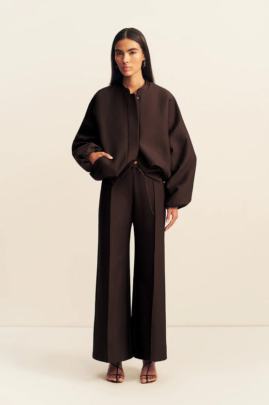 Shona Joy Otis Bomber Jacket - Ristretto