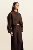Shona Joy Otis Bomber Jacket - Ristretto