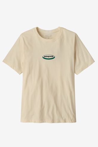 Patagonia '95 Oval Logo T-Shirt - Natural