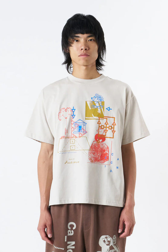 Candice Pleasant Tee - Mushroom