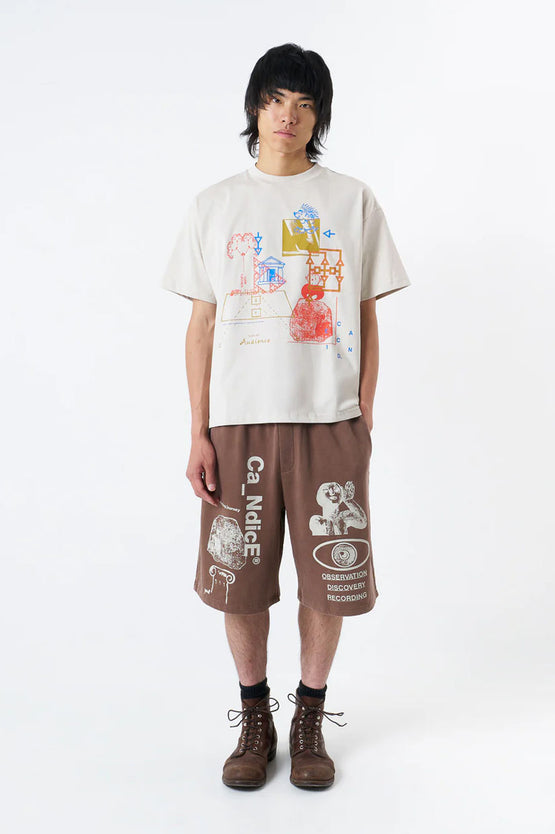 Candice Pleasant Tee - Mushroom