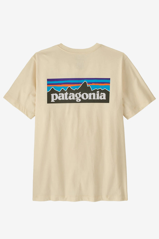 Patagonia P-6 Logo T-Shirt - Undyed Natural