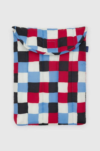 Baggu Puffy Laptop Sleeve 13/14 Inch - Painted Check