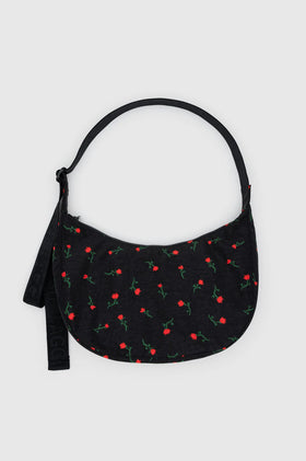 Baggu Medium Nylon Crescent Bag - Painted Wildflower