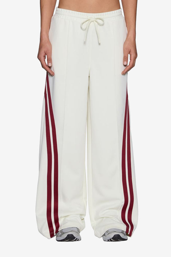Ksubi Origin Trackpant - Off White Burgundy