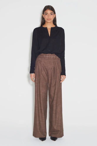 Hansen & Gretel Belinda Suit Pant - Hazelnut