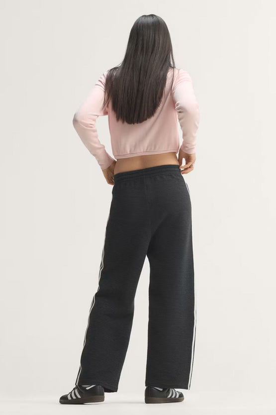 Adidas Firebird Crop Trackpant - Black / Core White