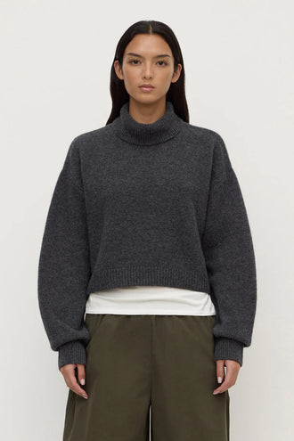 Assembly Paris Wool Cashmere Knit - Charcoal