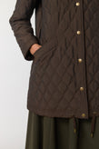 Sylvester Quilted Parka - Espresso