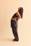 Pharlain Partie Top - Black