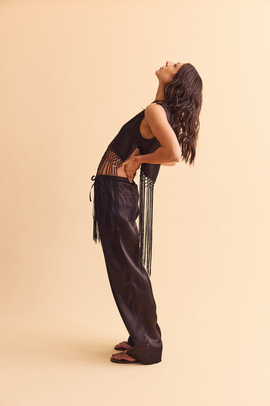 Pharlain Partie Top - Black