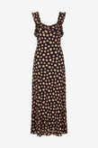 Ruby Passionfruit Dress - Brown Ditzy