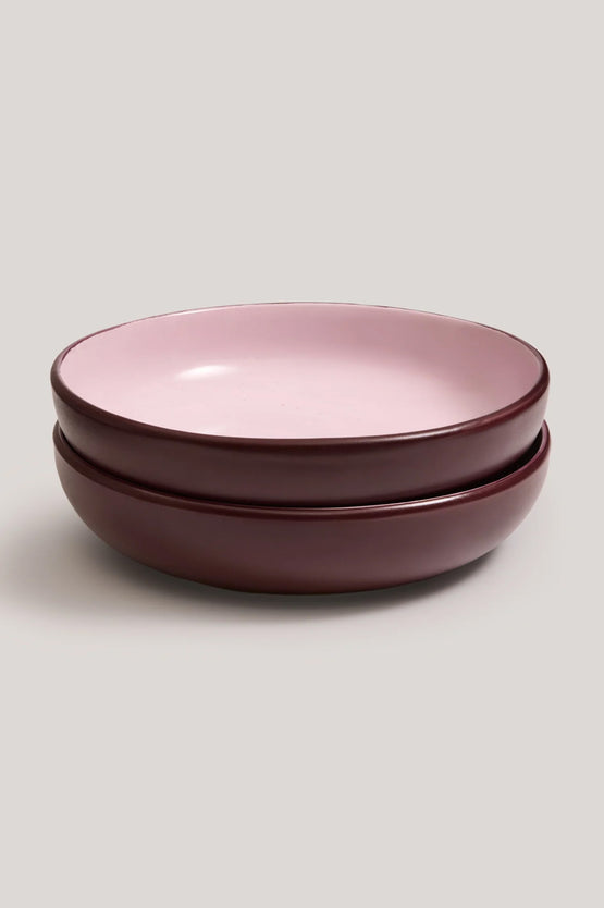 Hommey Pasta Bowl 2 Pack - Boysenberry