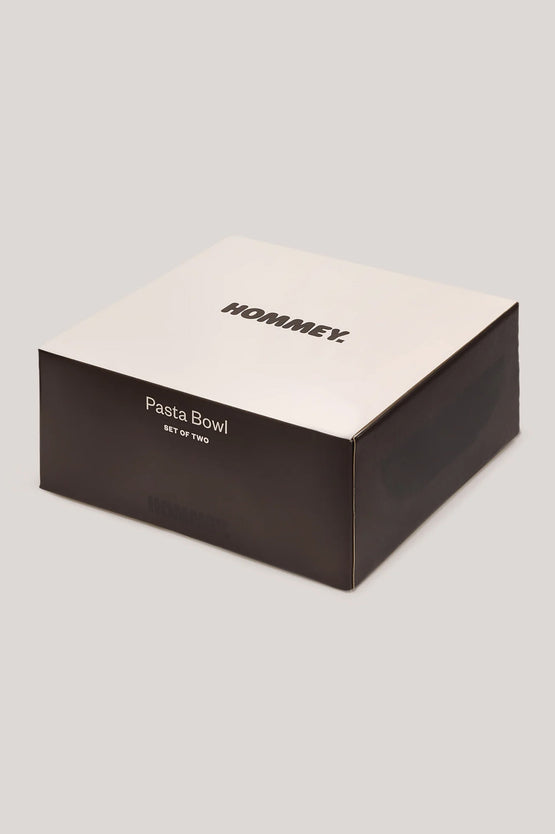 Hommey Pasta Bowl 2 Pack - Espresso