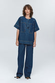 Marle Patch Pocket Shirt - Washed Indigo
