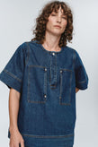 Marle Patch Pocket Shirt - Washed Indigo