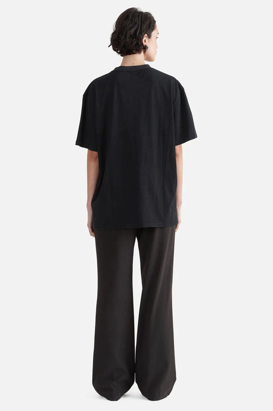 Ena Pelly Panther Oversized Tee - Black