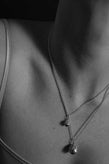 Meadowlark Protea Charm Necklace - 23k Gold