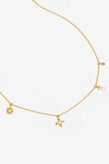 By Charlotte Live In Peace Choker - Gold
