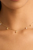 By Charlotte Live In Peace Choker - Gold