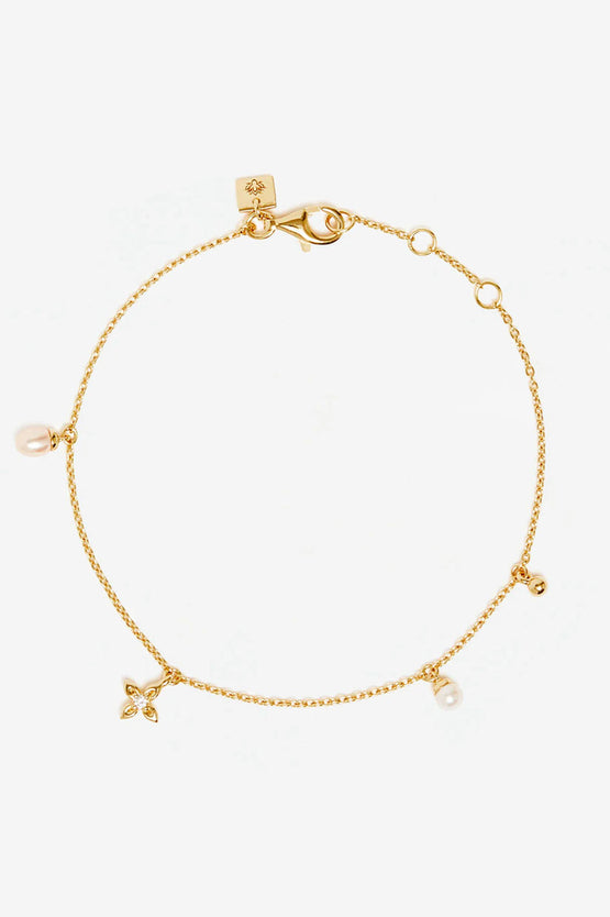 By Charlotte Live In Peace Bracelet - Gold
