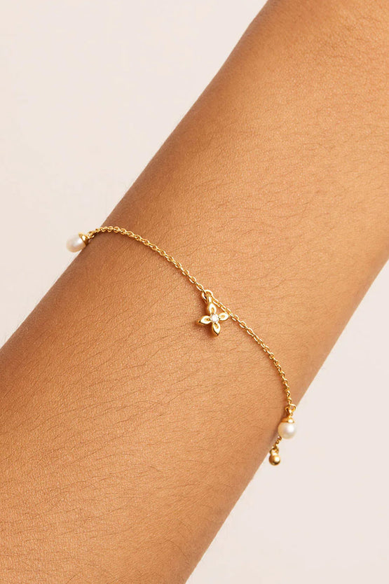 By Charlotte Live In Peace Bracelet - Gold