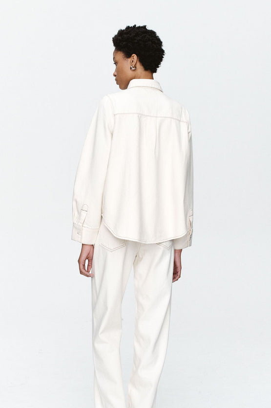 Marle Pearl Shirt - Ecru