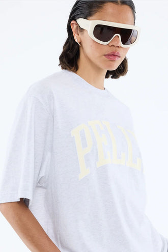 Ena Pelly Collegiate Tee - White Marle