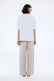 Ena Pelly Collegiate Tee - White Marle
