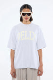 Ena Pelly Collegiate Tee - White Marle