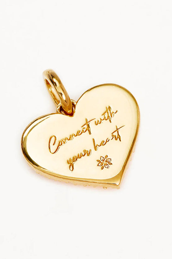 By Charlotte Connect With Your Heart Pendant - Gold