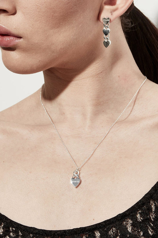 Stolen Girlfriends Club Love Chain Pendant Necklace - Silver