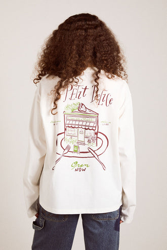 Damson Madder Le Petit LS Tee - Ecru