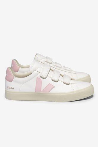 Veja Recife Chromefree Leather - White Petale
