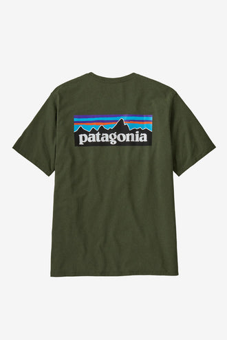 Patagonia P-6 Logo Responsibili Tee - Pine