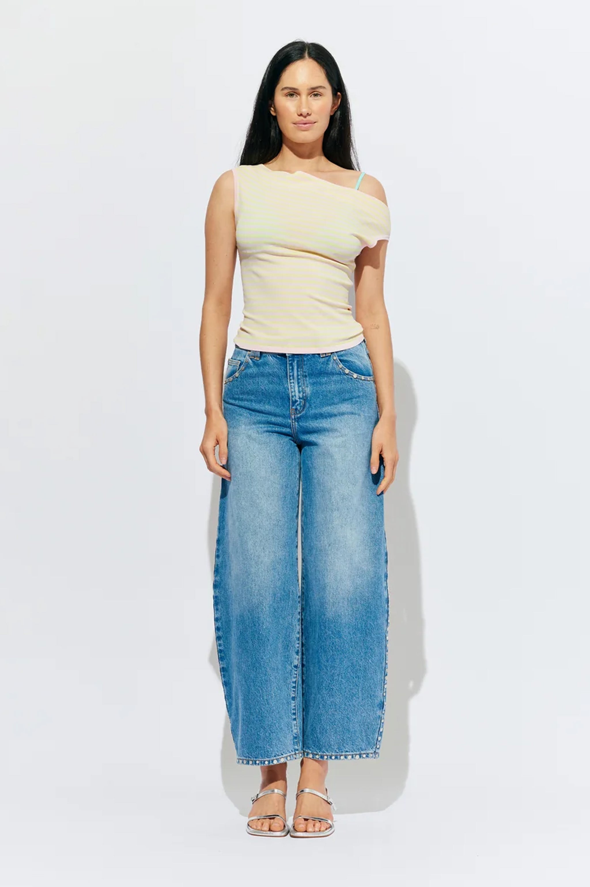 Ruby Emma Knit Top - Lemon Baby Pink