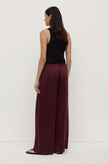 Assembly Pippa Silk Pant - Merlot