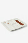 Gentle Habits Incense Platter - White