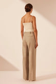 Shona Joy Asher Pleat Front Pant - Latte