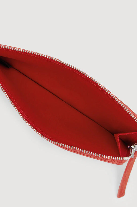 Assembly Neve Suede Pouch - Chilli