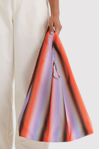 Baggu Standard Bag - Gradient Stripe Poppy Lilac