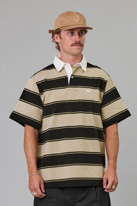 Just Another Fisherman Portside Polo - Clay Brown
