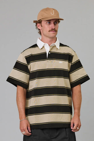 Just Another Fisherman Portside Polo - Clay Brown