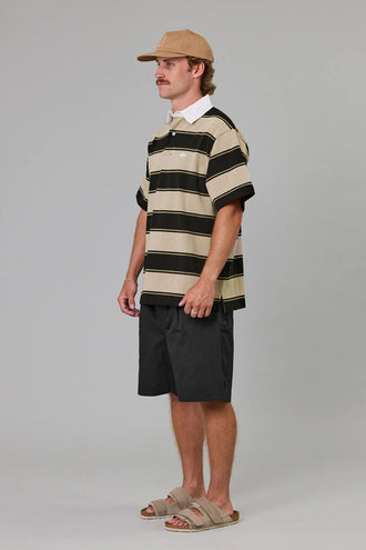 Just Another Fisherman Portside Polo - Clay Brown
