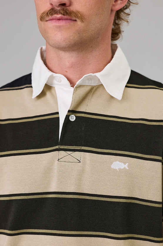 Just Another Fisherman Portside Polo - Clay Brown